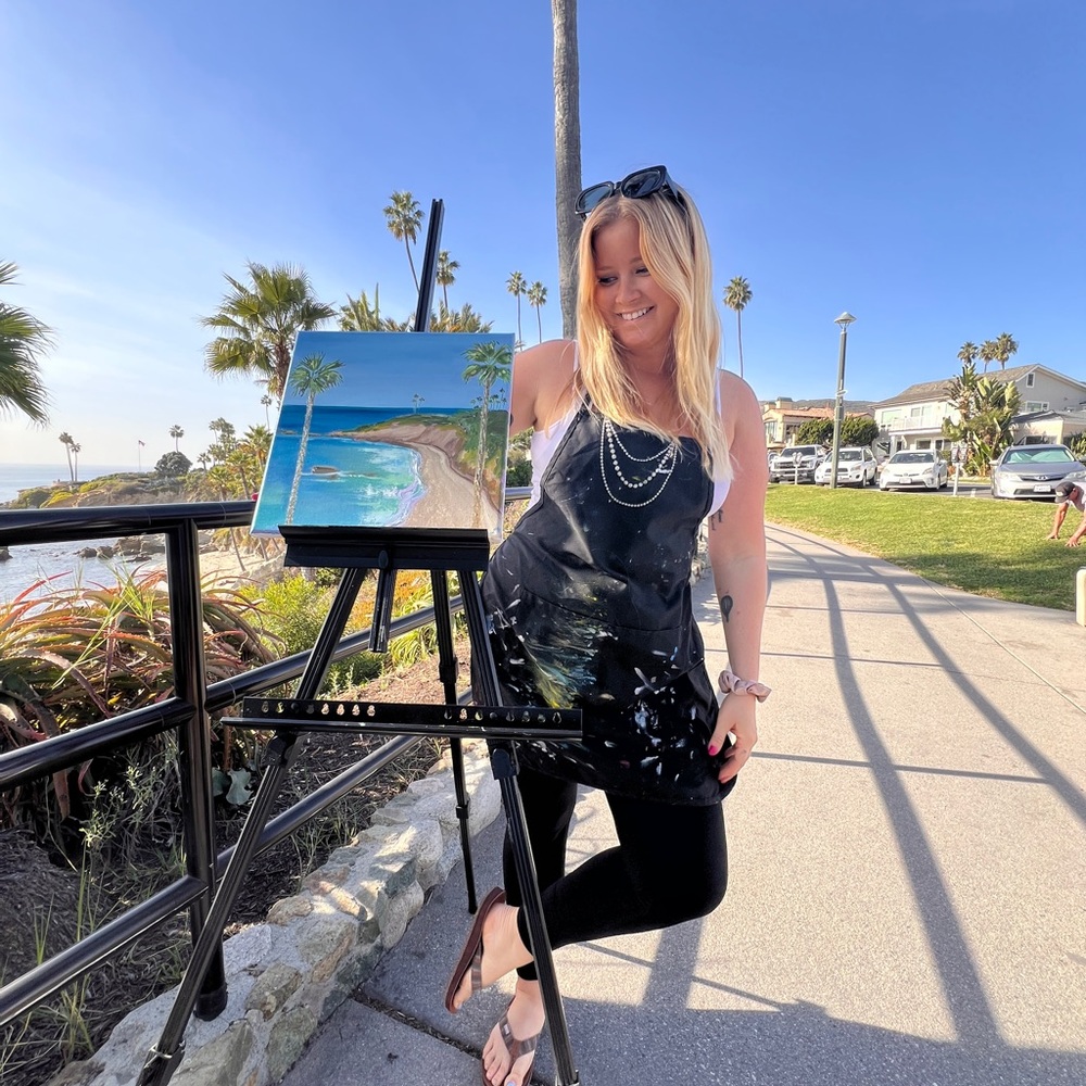 Laguna Beach Plein Air Oil Painting Original One Of A Kind 12 X 12 Inches